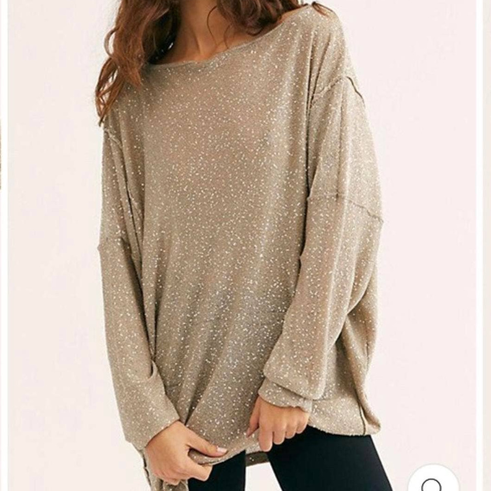 Free People Tan Sweater